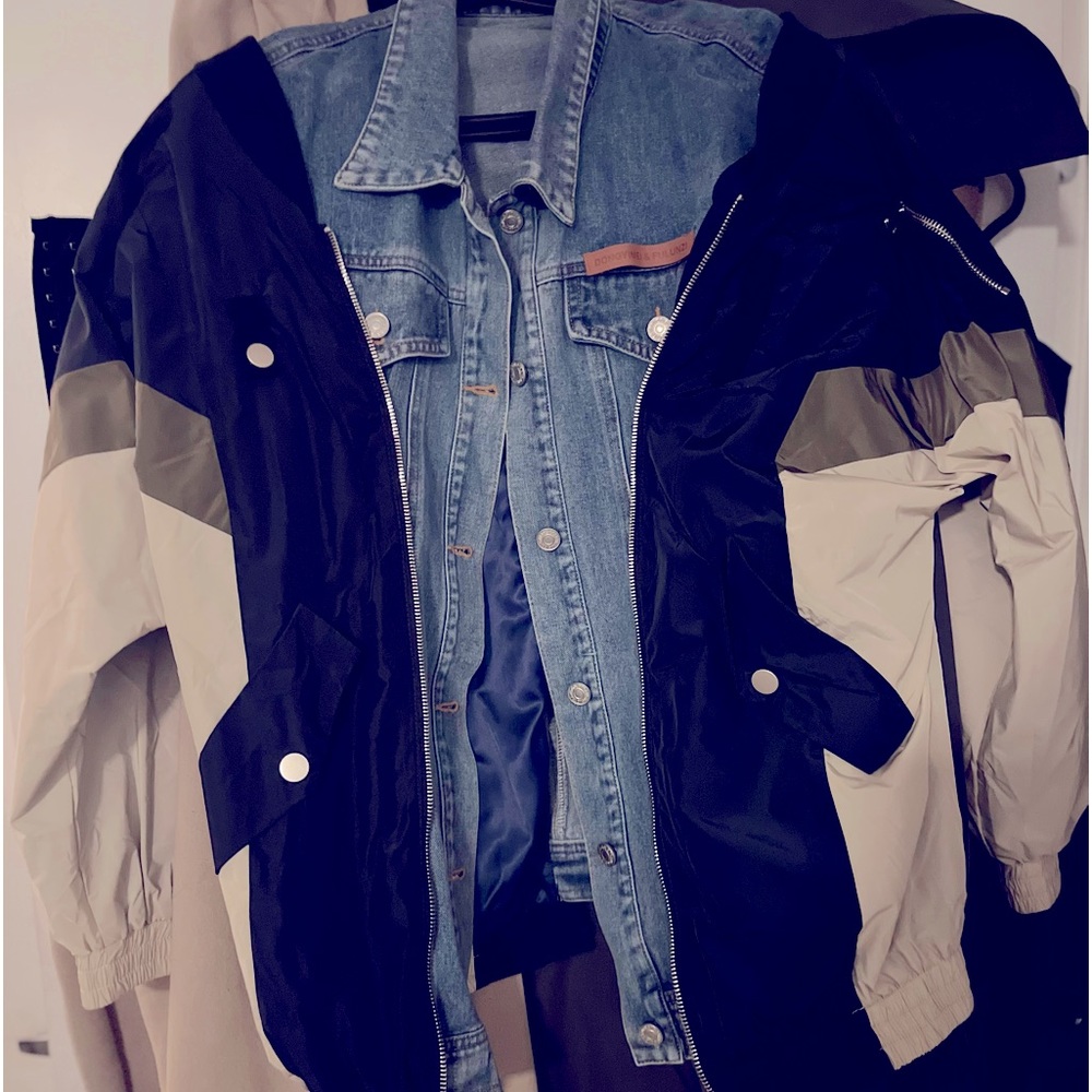 Denim Windbreaker